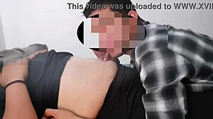 Milf girl enjoys belly button licking session