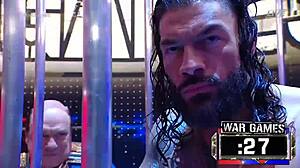 i feel excited watching wargames masculina at survivor series 2022 with intense wrestling action.