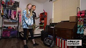 Stunning Slut Ailee Anne Enjoys Bryan Gozzling Interview And Backstage Casting