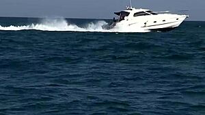 Sex On The Yacht With Curvy Cougar And Big Tits Action