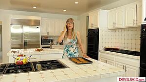 I love how this blonde granny gets banged by that big black cock