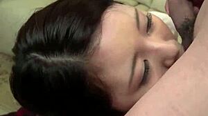 Adorable Asian Schoolgirl Gets Deepthroat Action And Cute Fingering In Japanese JAV Scene