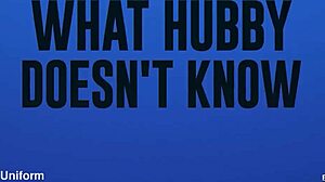 Alexis Fawx gets deepthroat and pussy licking in garage from husband. She's in leather boots while he does face fucking and handjob.