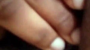 My wet pussy play feels so good as I finger this ebony BBW solo