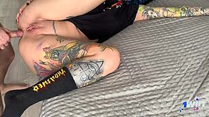 Stepsister Enters Room Leading to Intense Hardcore Encounter with Massive Cock