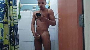 Woke up horny and came hard during my steamy Brazilian shower session. What a rush!