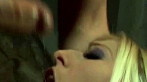 Big titties hot babe masturbates in intriguing style.