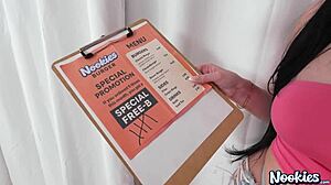 Aleksandra Mink Feels Intense Emotions During Her Special Promotion With Monster Cock POV