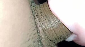 quick blowjob then sex filling her entrance with creamy cum on desk