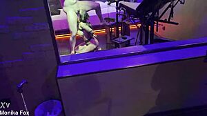 fan pov dominates monika fox with bdsm hard anal brutal facefuck and cum in mouth part 2