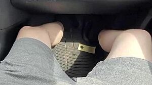 Public Car Handjob Leads To Cumshot In Mouth