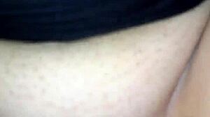 hot amateur takes creampie from the back on homemade