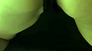 Latina teen milf takes huge dildo in ass and pussy before teacher fucks her missionary style.