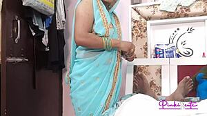 hey, check out sasur showing his penis to bahu then fucking her hard at home alone 😈🍆