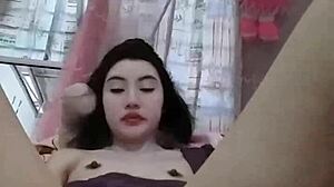 an amateur explores her desires through intense solo masturbation in homemade video