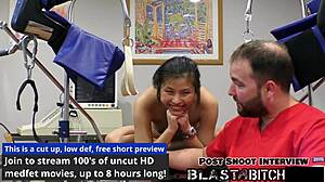 Raya Nguyen Sucks Dick and Gets Pussy Blasted with Cum in Close-Up Action