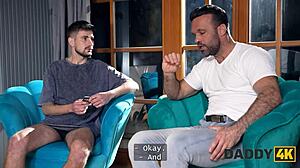 Daddy4k horny teen 18+ with perfect natural body loves to cheat on her bf in their bedroom!