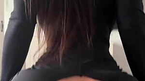 Julia sinful anal fuck in doggystyle with creampie