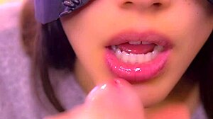 Attractive japanese stepsister in casual scene