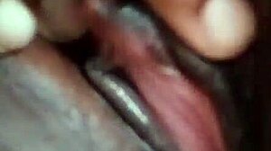 My wet pussy play feels so good as I finger this ebony BBW solo