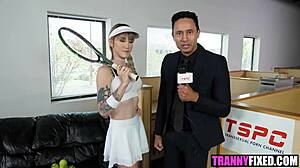 Gabriel dalessandro, lena moon, ready for hardcore transsexual ass play in pov?