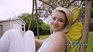 Spinner In Leggings Bangs Huge Dick In Doggystyle