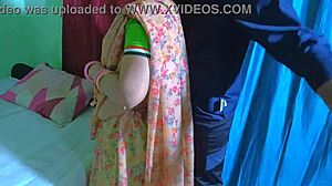 Naughty Desi bhabi enjoys romantic foreplay then gets fucked on bed by brother-in-law