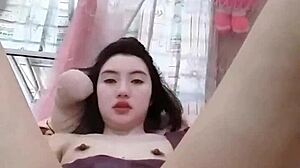 an amateur explores her desires through intense solo masturbation in homemade video