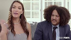 katrina colt gets ass licking and rides hardcore while her cucked husband watches