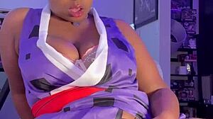 Oh gosh, does my pussy please you my lord... I mean, squirting ebony wife riding cumshot hard, yeah?