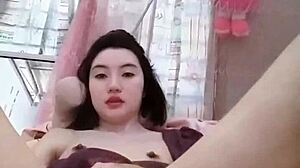 an amateur explores her desires through intense solo masturbation in homemade video