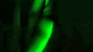 Morena safado does striptease in dark room