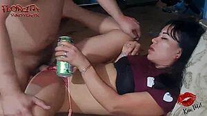 Amateur milf takes homemade anal assfucking in her house with aroused charapita