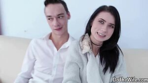 Tattooed Cuckold Wife Nicole Black Fucked in All Holes