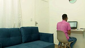 Why is this secretary giving such special treatment with that big cock?