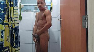 Woke up horny and came hard during my steamy Brazilian shower session. What a rush!