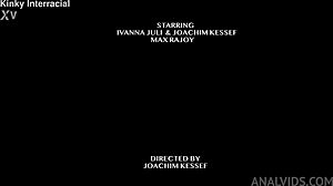 ivanna july teases with natural saggy tits in russian casting alongside two bbc