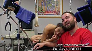 Raya Nguyen Sucks Dick and Gets Pussy Blasted with Cum in Close-Up Action