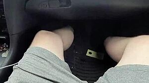 Public Car Handjob Leads To Cumshot In Mouth