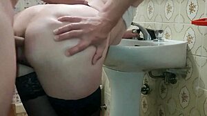 unfaithful married mature milf gets fucked in all holes, rough homemade action with creampie! 😈