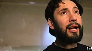 Male ghosts dominate and fuck possessed babe in wild gangbang bondage orgy! 😱👻