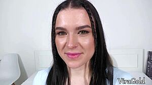 First Anal for Busty 19yo Ellison Darling With Cum in Mouth and Welcome to Porn