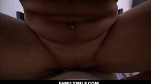 Big tits blonde stepmom mandy rhea takes her stepson conor coxxx's monster cock in shaved pussy pov.