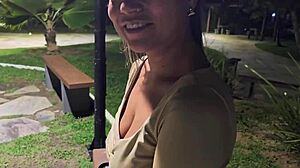 Encontrei uma gostosa na prainha, chamei pro meu apê e acordamos transando gostoso 😈🍑