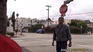 Paris Kennedy Subtly Entices Black Stranger While Cuckold Husband Watches Nearby