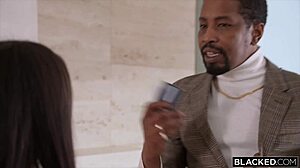 Curvy beauty Violet Myers gets her hairy pussy filled up by his massive BBC in intense interracial action with deepthroat and doggystyle riding