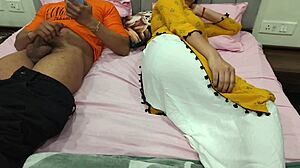 Decided to Masturbate in Stepsisters Room with 18 Hot Stepsister Using Doggystyle Fingering and Tight Pussy Foreplay