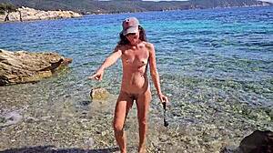 Hey we dominated with pee on each other at the nudist beach plus a public blowjob too