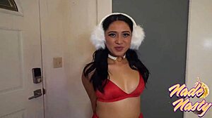 Whoa, check this Merry Pissmas teaser with Ophelia Purr produced by Nade Nasty 😈