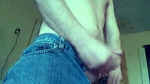 i'm that hot guy stroking and cumming just for you